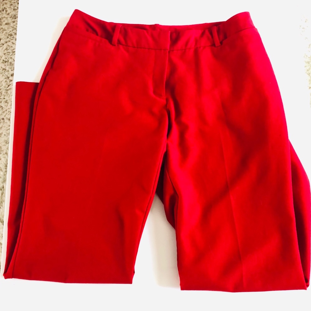 Vibrant classy red slacks